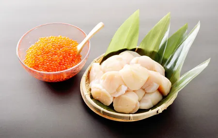 北海道産のホタテ・いくらセット