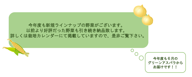 今年度も新しい野菜を増やしました。